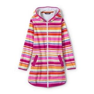 Land's End Girls Terry Hooded Cover Up